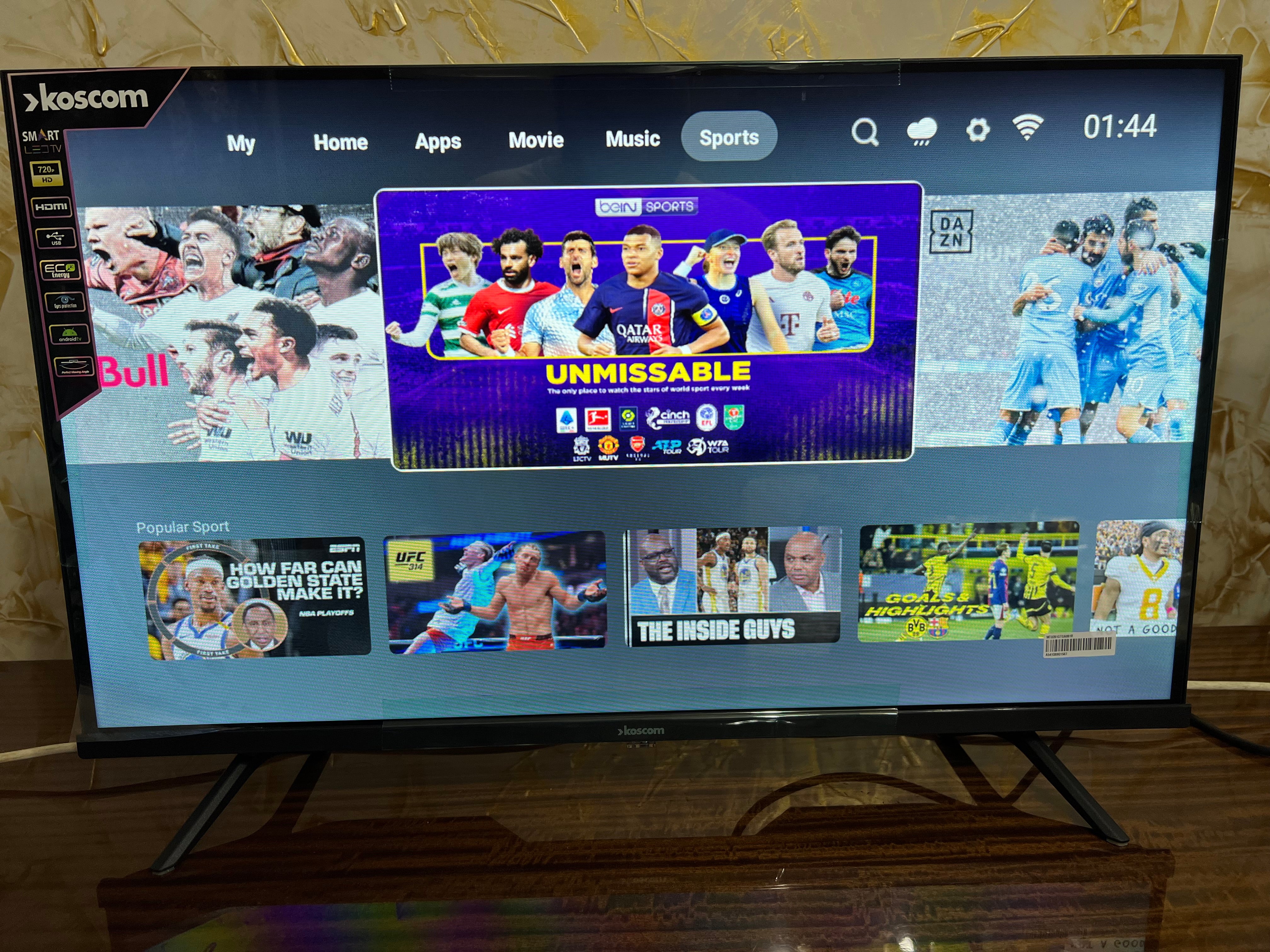 TV KOSCOM Smart  android 14 **