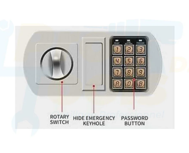 Coffre Fort électronique 38x30x30cm BEETRO