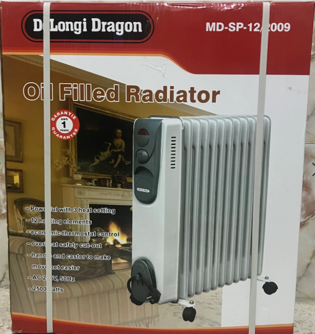 BAIN D’HUILE DéLongi Dragon 12 ELEMENTS 2500W