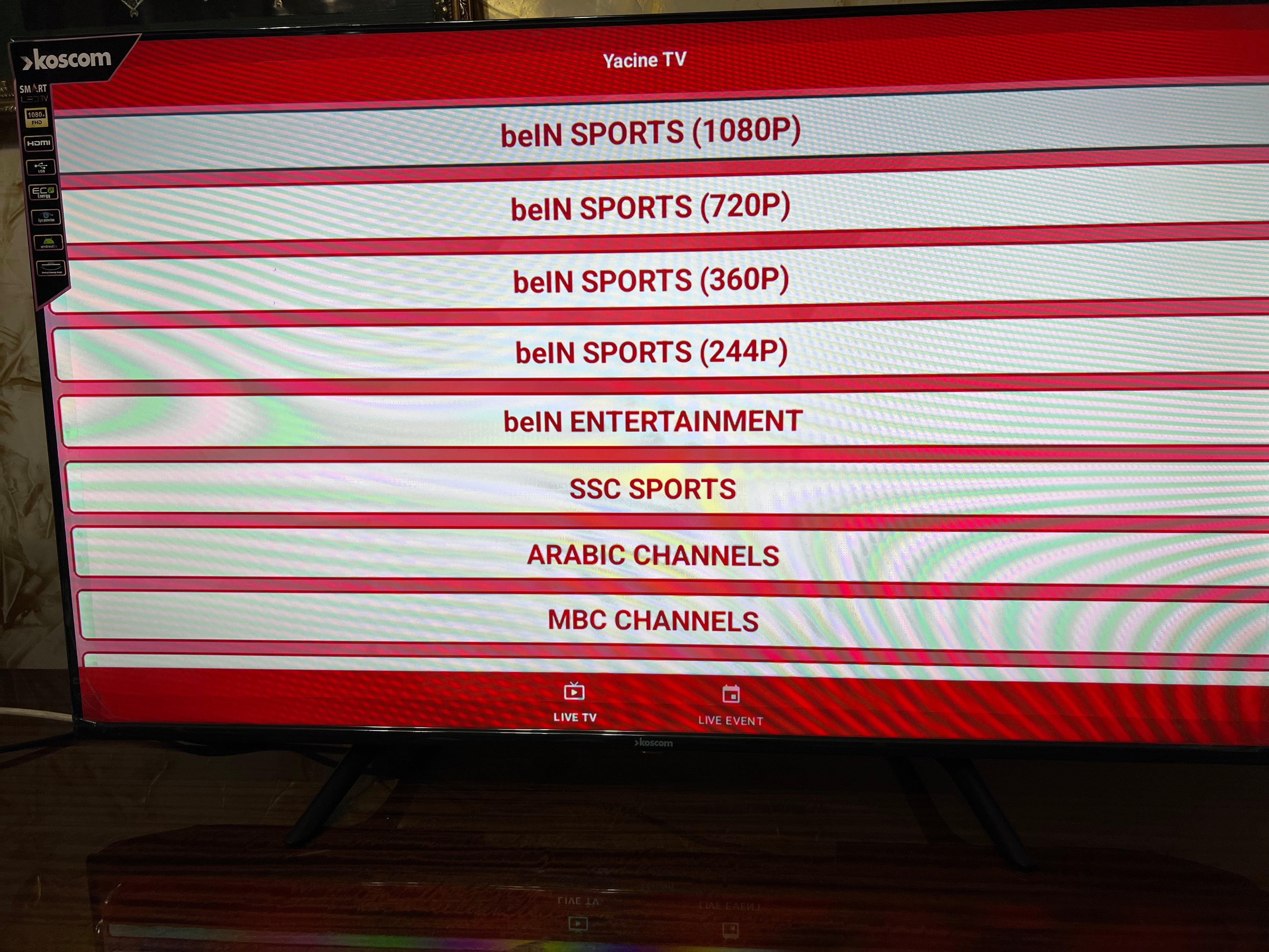 TV KOSCOM Smart  android 14 **