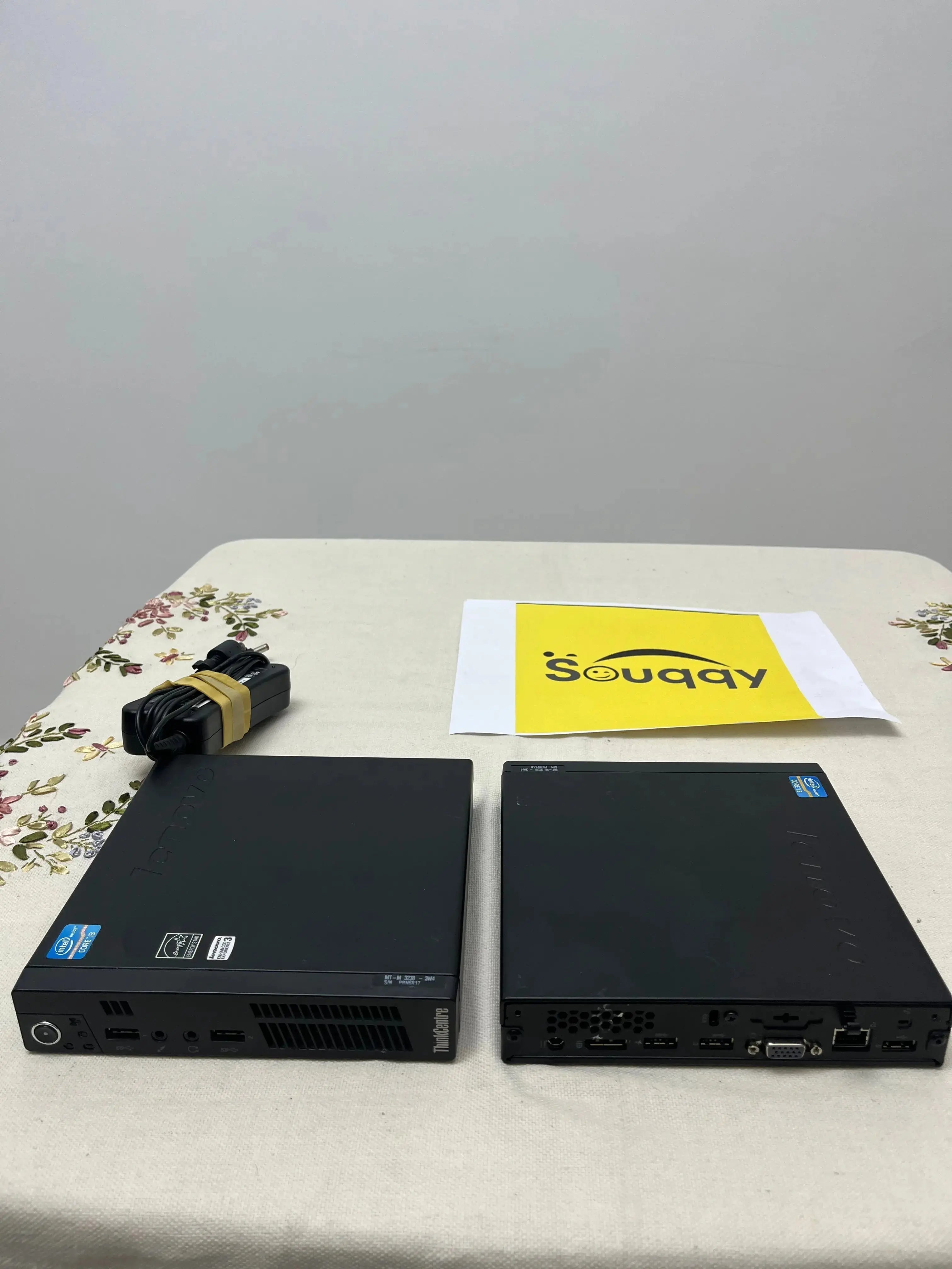 Mini unité Lenovo ThinkCentre i3, 3e génération, 500 Go HDD, Windows 1 ...