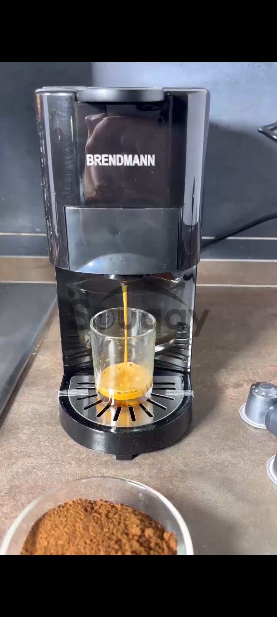 Machine À café Brendmann 4 En 1 - Nespresso  / Dolce Gusto /  Poudre / dosette