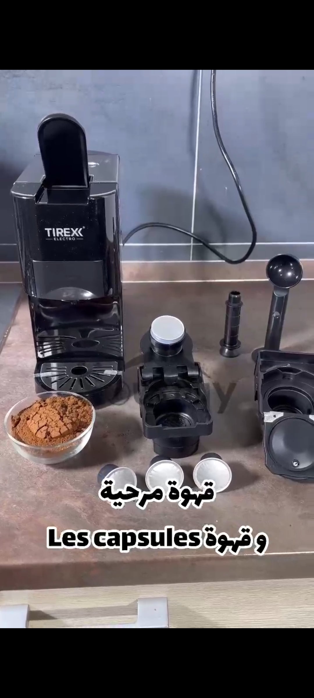 Machine a cafe Tirex 4 EN 1  Nespresso  / Dolce Gusto /  Poudre / Lavazza
