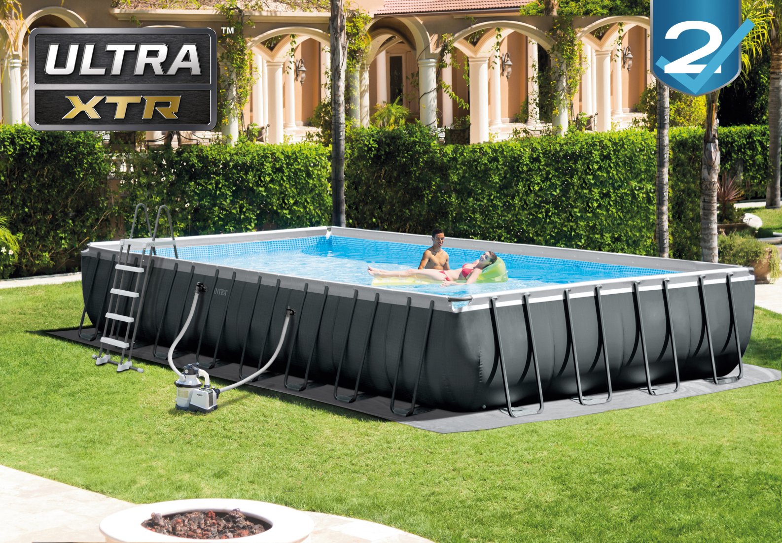 Piscine Ultra XTR rectangulaire 9.75 x 4.88 x 1.32 m