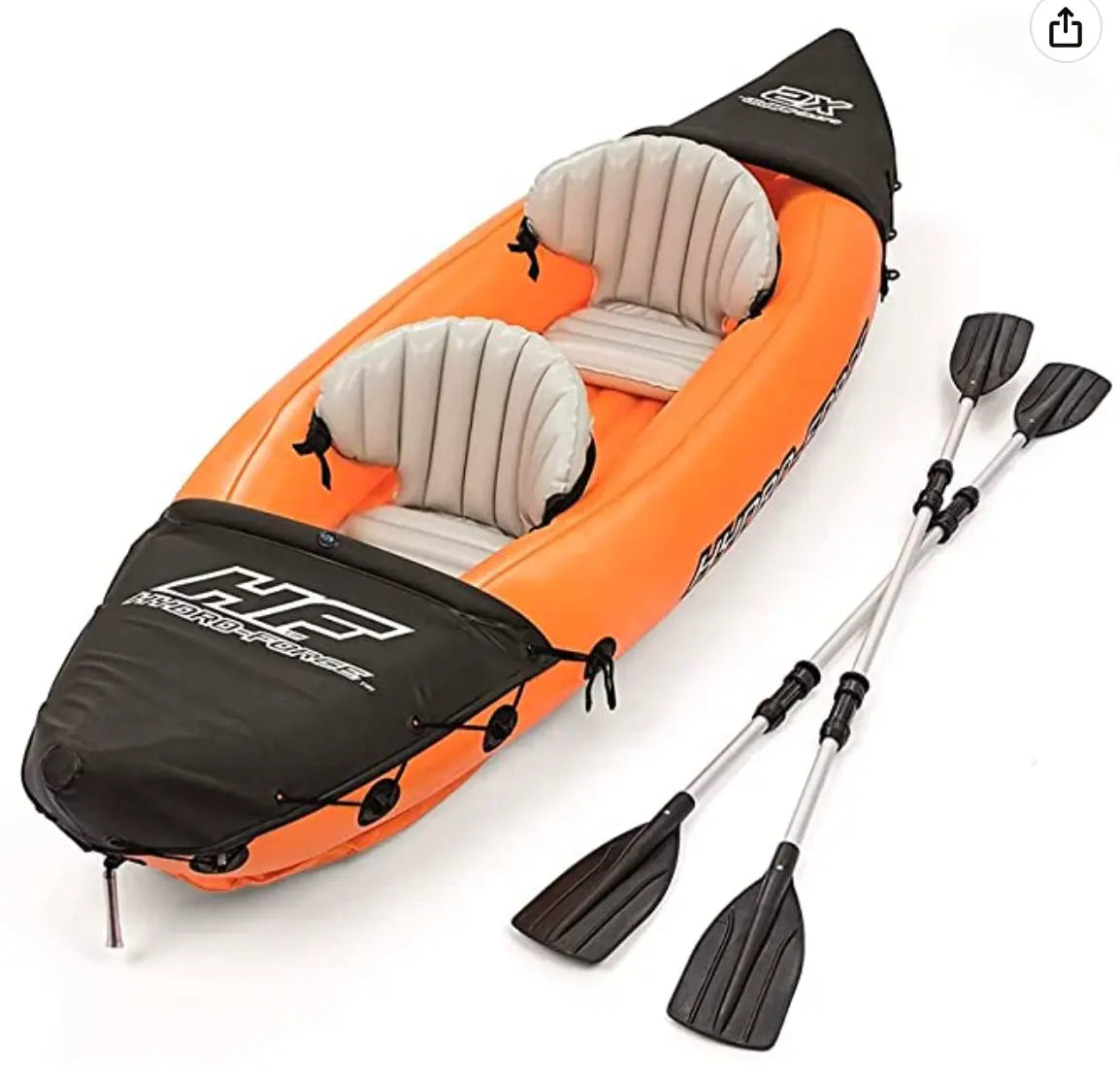 Bestway 65077 Kayak Lite-Rapid 321 x 88 x 42 cm avec 2 pagaies SASHOPDZ