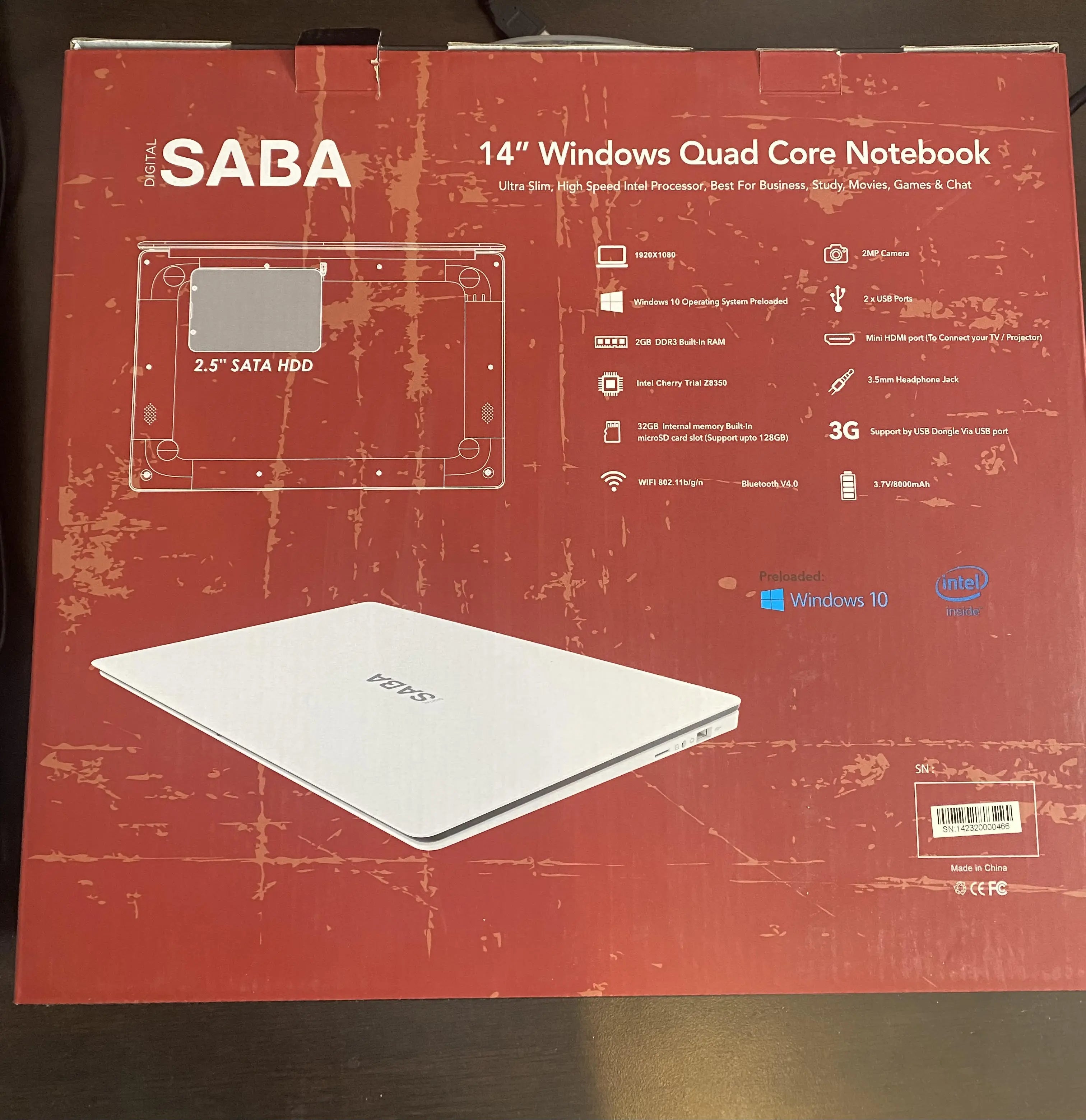Api Saba Computer PC Portable Computer SABA حاسوب محمول neuf جديد – SOUQQY