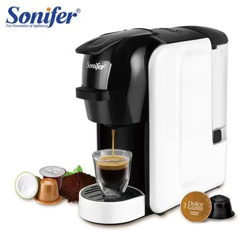 Sonifer Machine À Capsules - 3 In 1 - Dolce Gusto & Nespresso & Poudre - Sf 3539 - Blanc SOUQQY