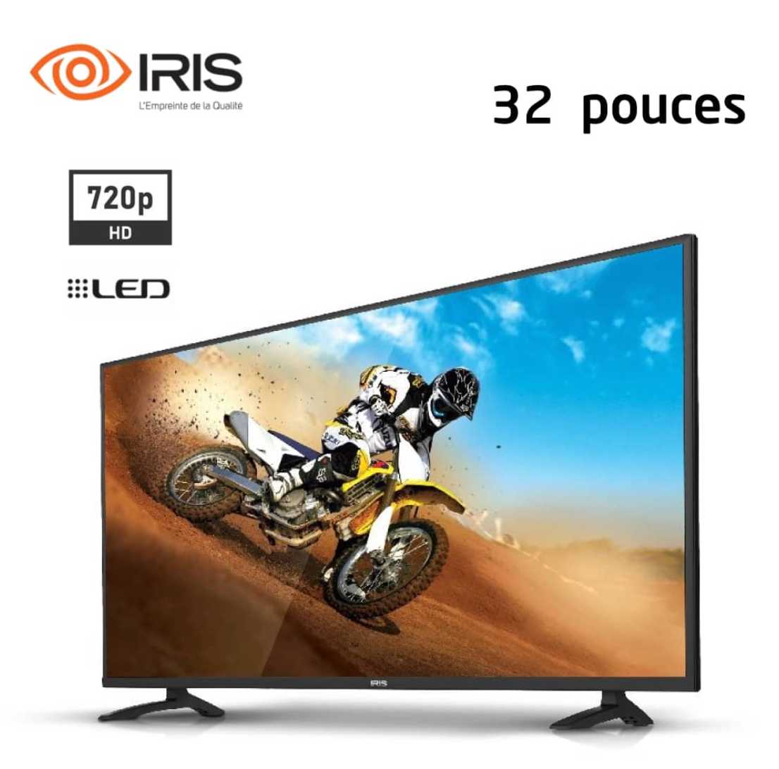 TV 32 pouces Iris Téléviseur LED 32 Pouces HD 720p E30 Garantie 2 ans SASHOPDZ